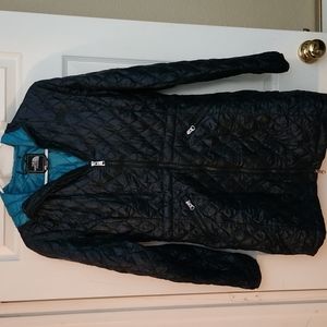 North Face long Jacket with Hood.